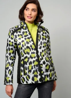 Clearance BADER Jacke mit Reißverschlussleiste WEISS-SCHWARZ-GELB