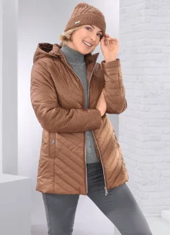 Sale BADER Jacke mit Reißverschlussleiste COGNAC