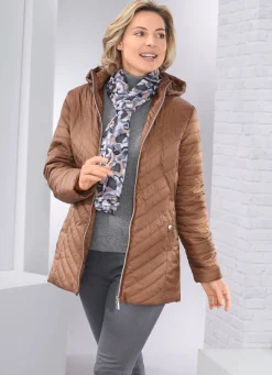Sale BADER Jacke mit Reißverschlussleiste COGNAC
