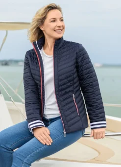 Discount BADER Jacke mit Reißverschlussleiste MARINE