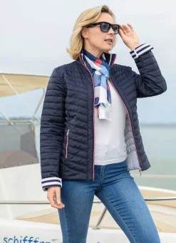 Discount BADER Jacke mit Reißverschlussleiste MARINE