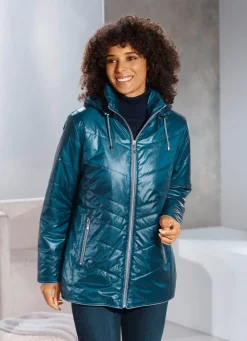 Hot BADER Jacke mit Reißverschlusstaschen PETROL
