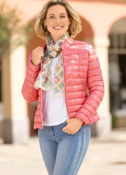 Best BADER Jacke mit Reißverschlusstaschen HIMBEERE