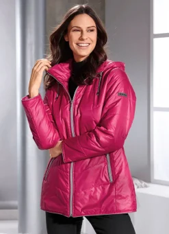 New BADER Jacke mit Reißverschlusstaschen PINK