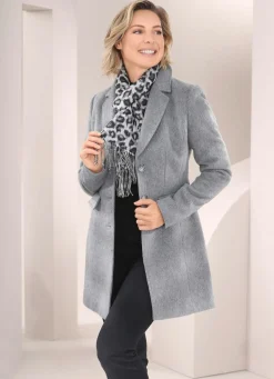 BADER Jacke mit Reverskragen HELLGRAU