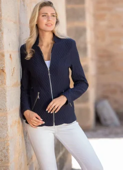 Online BADER Jacke mit Schulterpolstern MARINE