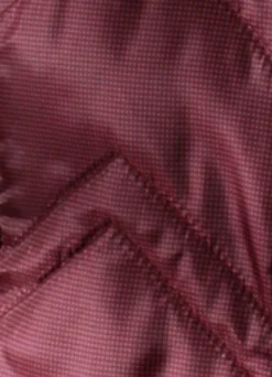 Best BADER Jacke mit seitlicher Längssteppung BURGUND-SCHWARZ