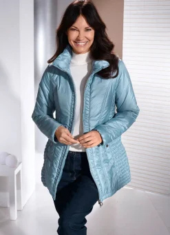 New BADER Jacke mit Smokeinsätzen EISBLAU