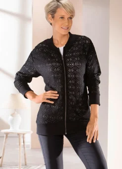 BADER Jacke mit Stehkragen SCHWARZ