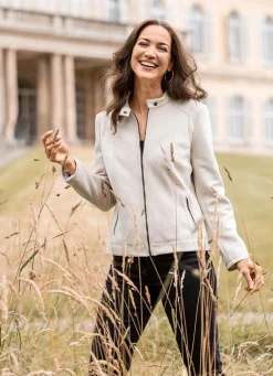 Outlet BADER Jacke mit Stehkragen SAND