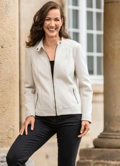 Outlet BADER Jacke mit Stehkragen SAND