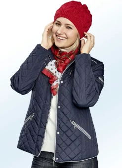 Discount BADER Jacke mit Steh-Umlegekragen NAVY