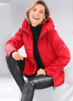 Best BADER Jacke mit verlängertem Rückteil FEUERROT