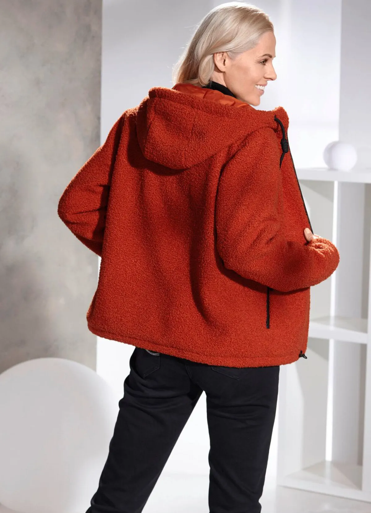 Best BADER Jacke mit 2-Wege-Zipper KÜRBIS