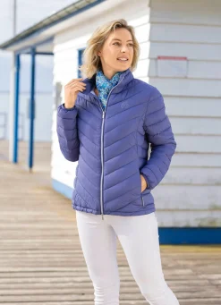 Online BADER Jacke mit 2-Wege-Zipper JEANSBLAU