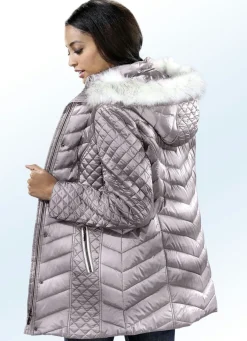 Best BADER Jacke mit weißer Kontrastpaspelierung PLATIN