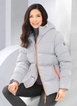 New BADER Jacke mit Windfangärmeln HELLGRAU