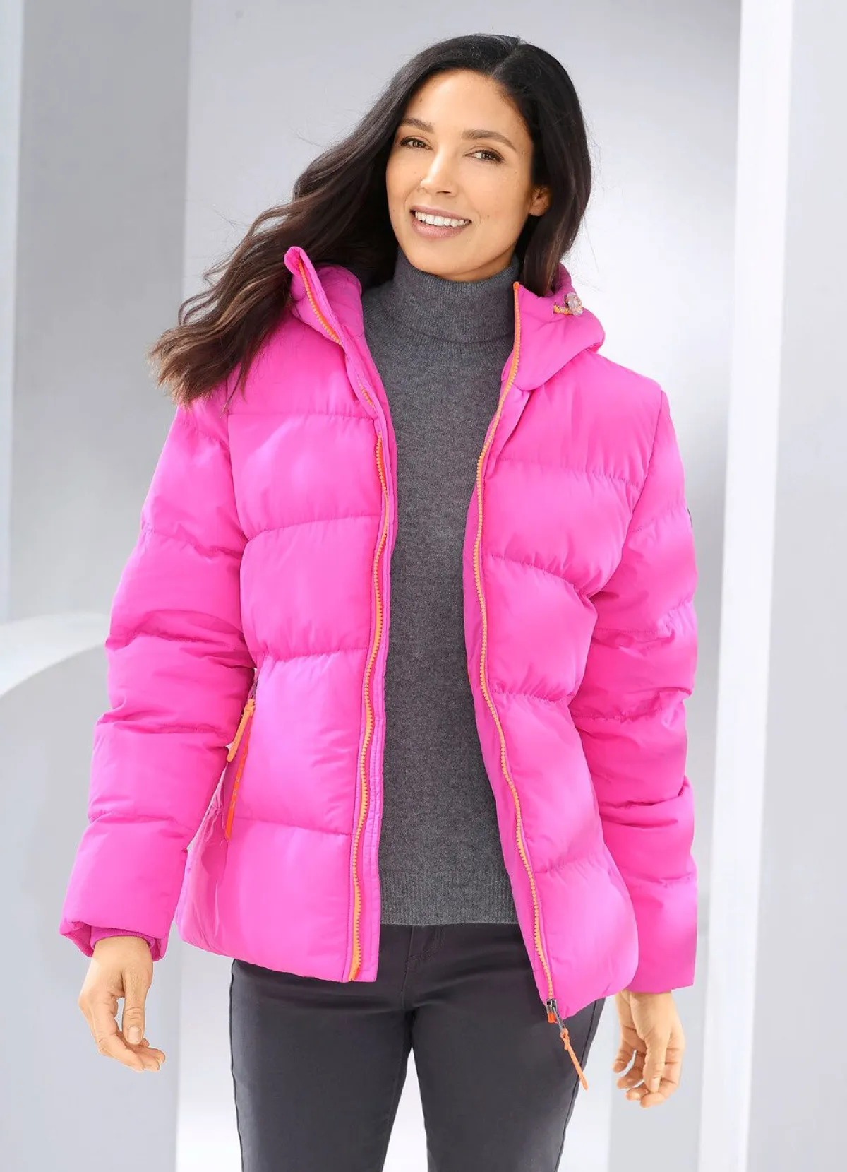 Discount BADER Jacke mit Windfangärmeln NEONPINK