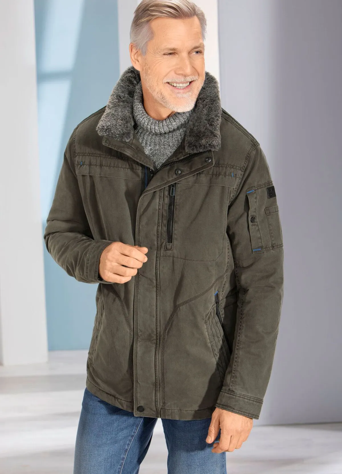REDPOINT Jacke von „“ DUNKELOLIV