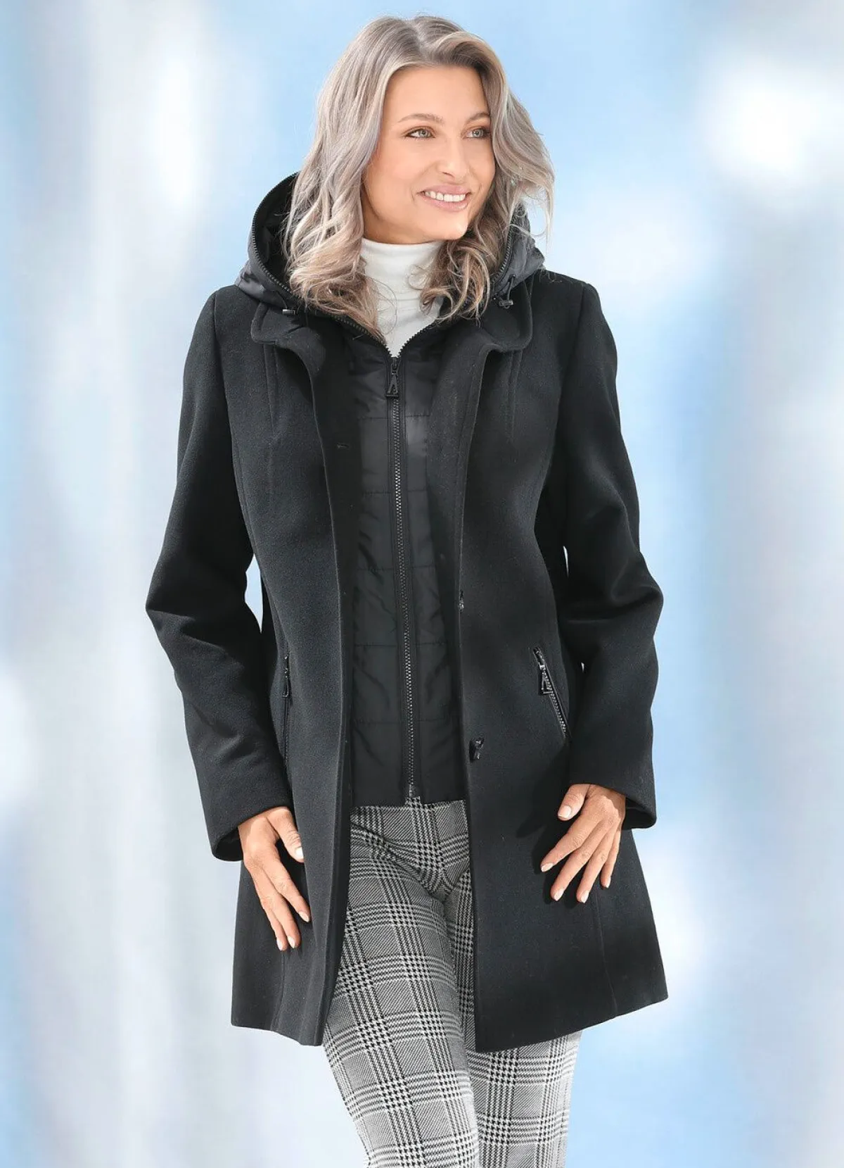 Outlet BADER Jacke in 2 Farben SCHWARZ