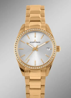 Best BADER Jacques Leman Quartz-Damenuhr