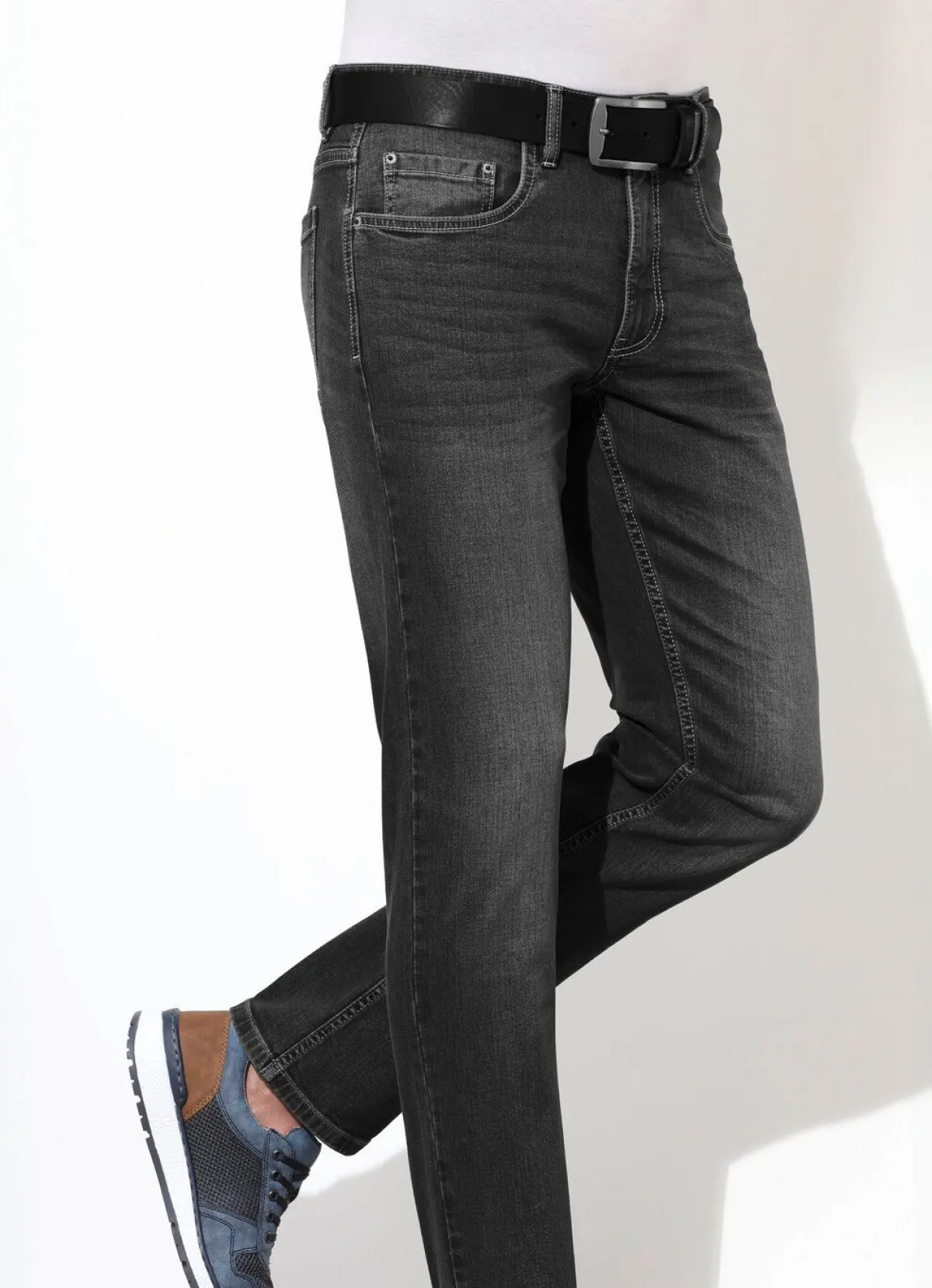 Online BADER Jeans in 3 Farben ANTHRAZIT