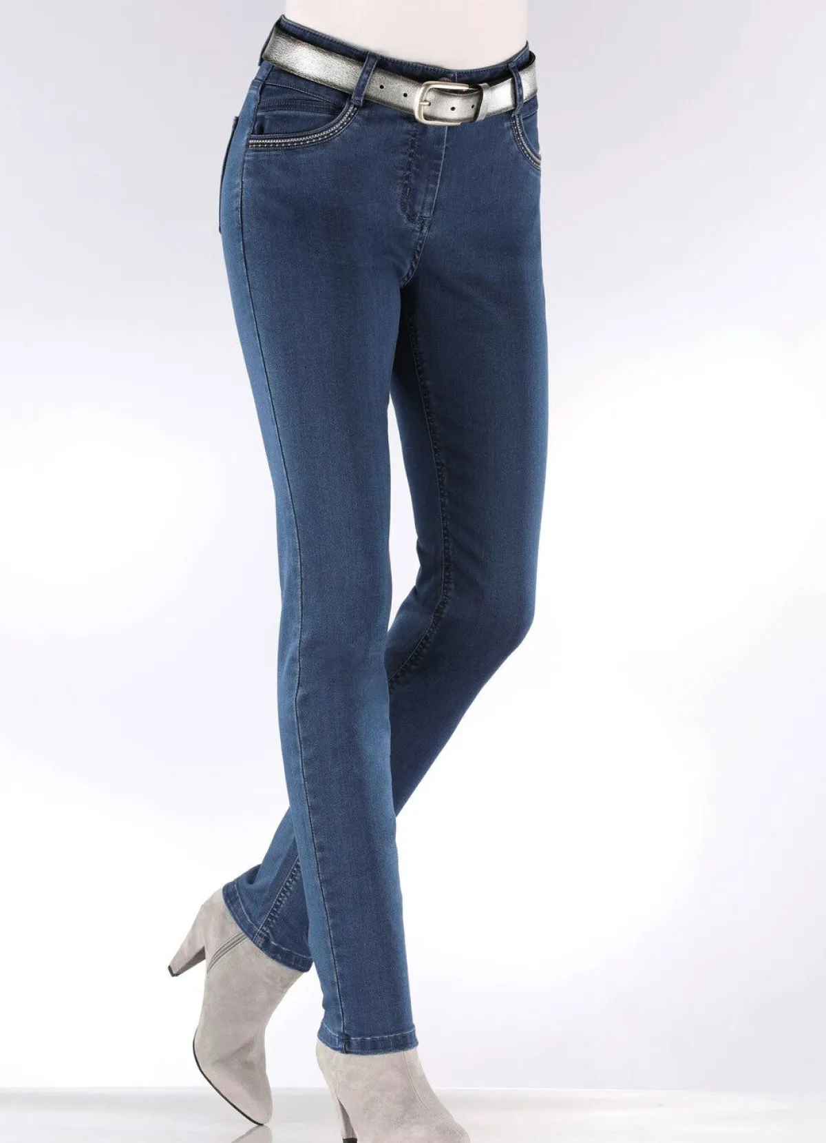 Hot BADER Jeans in 5-Pocket-Form JEANSBLAU