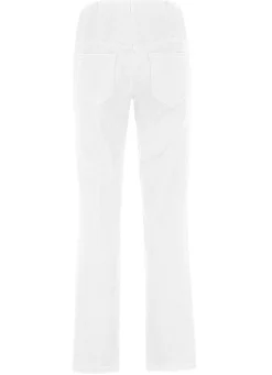 BADER Jeans in Schlupfform WEISS