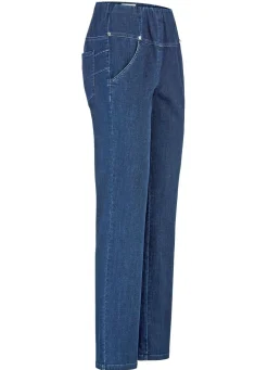 Best BADER Jeans in Schlupfform JEANSBLAU