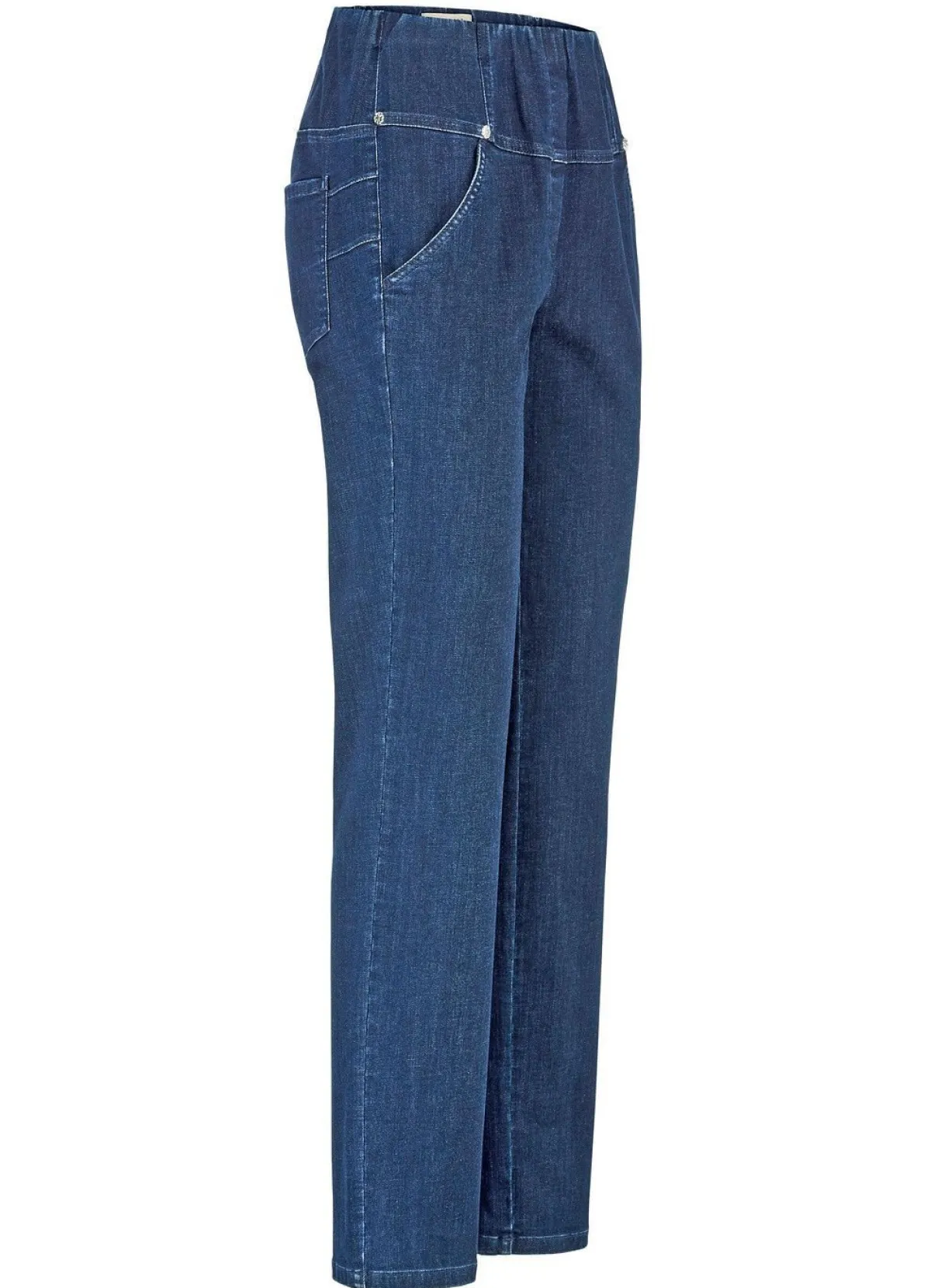 Best BADER Jeans in Schlupfform JEANSBLAU