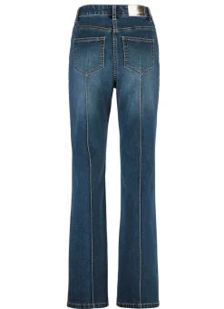 Sale BADER Jeans mit abgesteppten Biesen DUNKELBLAU