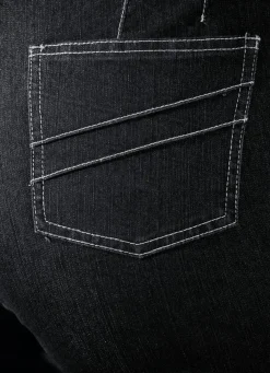 Sale COSMA Jeans mit angeschnittenem Bund SCHWARZ