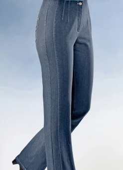 Outlet COSMA Jeans mit angeschnittenem Bund HELLBLAU
