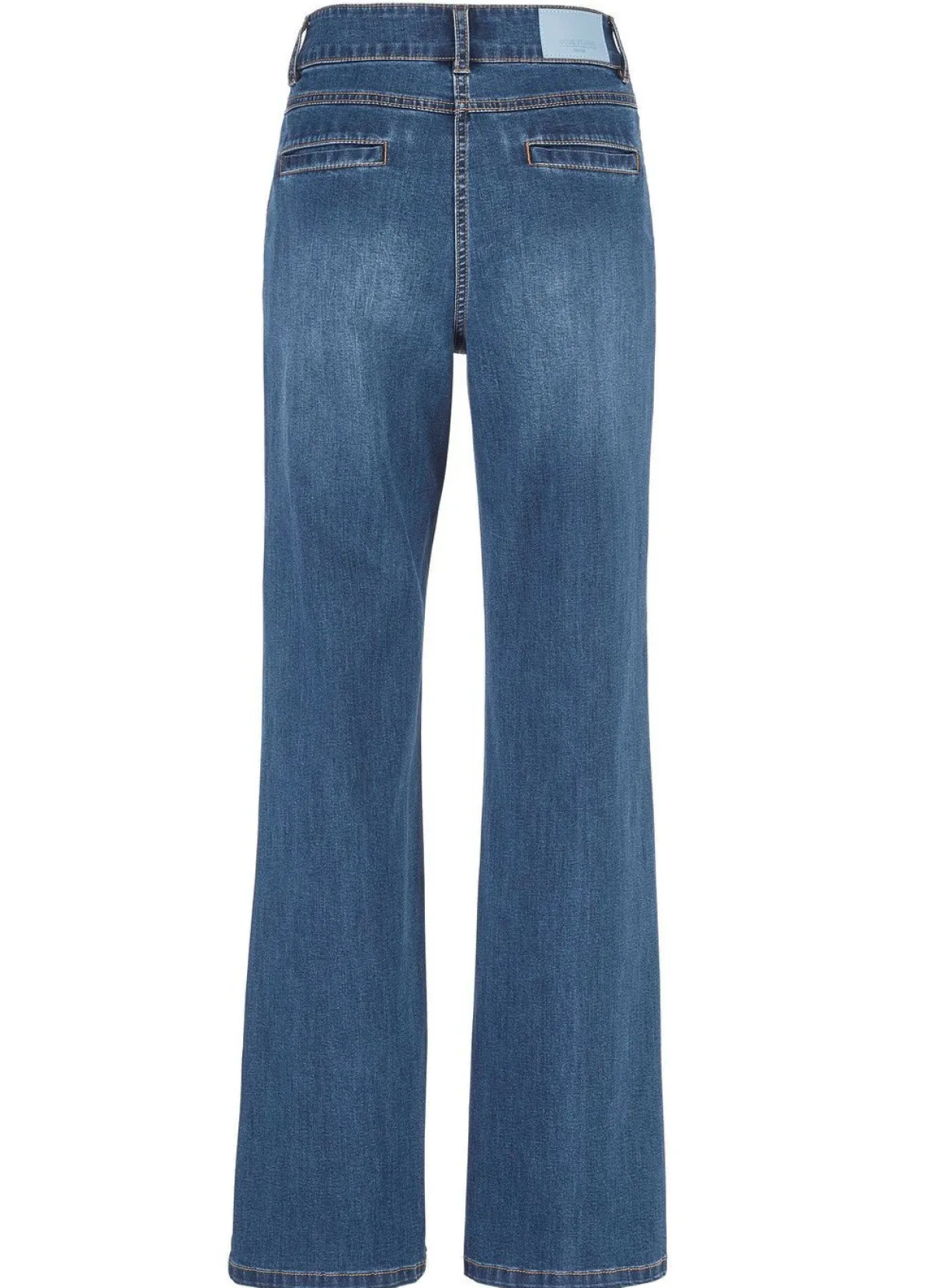 Discount BADER Jeans mit Bundfalten JEANSBLAU