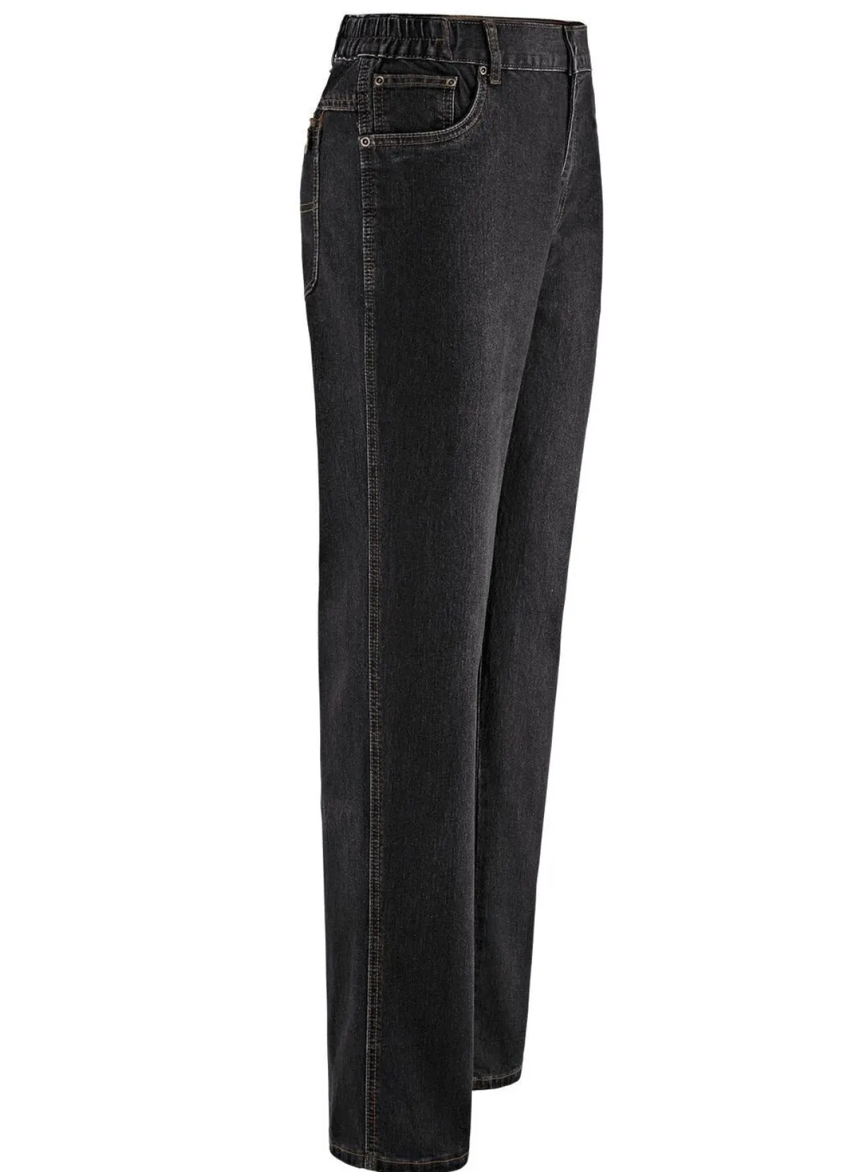 Discount BADER Jeans mit Dehnbundeinsätzen in 3 Farben SCHWARZ