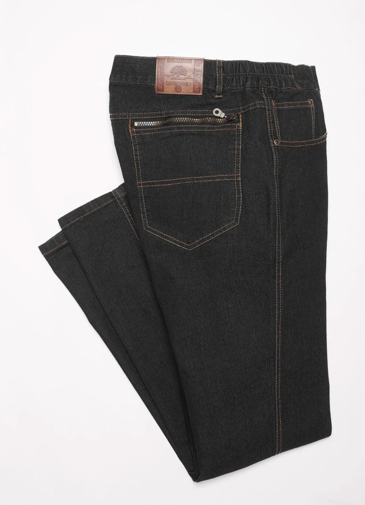 Discount BADER Jeans mit Dehnbundeinsätzen in 3 Farben SCHWARZ