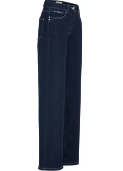 Hot COSMA Jeans mit dezenter Strasszier DUNKELBLAU