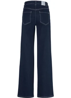 Hot COSMA Jeans mit dezenter Strasszier DUNKELBLAU