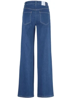 Clearance COSMA Jeans mit dezenter Strasszier JEANSBLAU