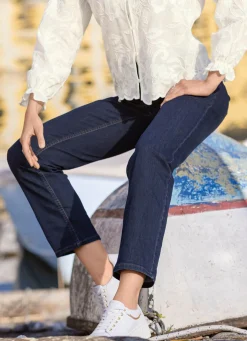 Outlet B/ANCA Jeans mit elastischem Formbund BLAU