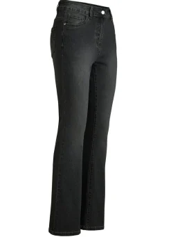 Best BADER Jeans mit leicht ausgestellter Beinweite SCHWARZ