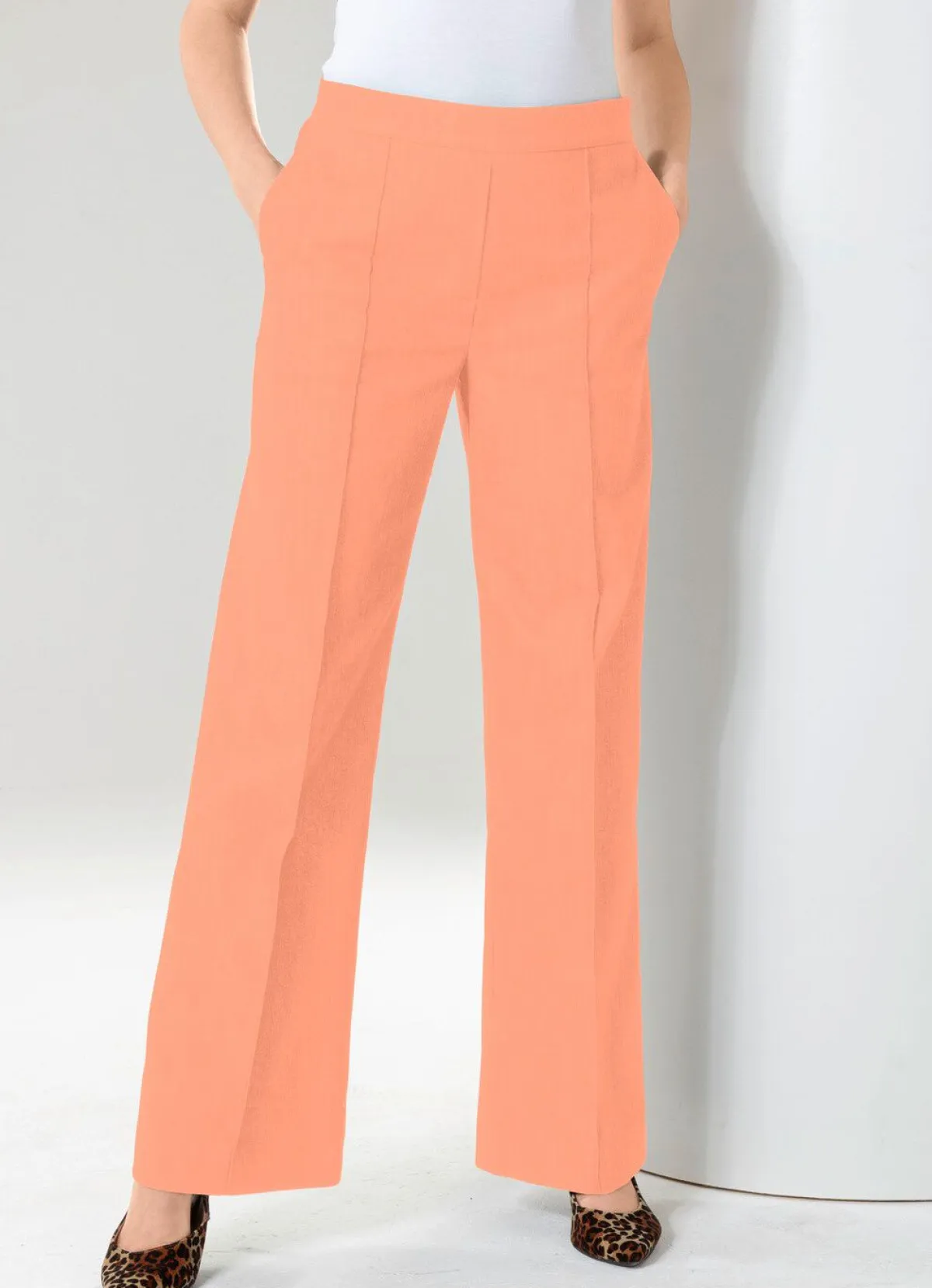 New BADER Jeans mit leicht ausgestellter Beinweite APRICOT