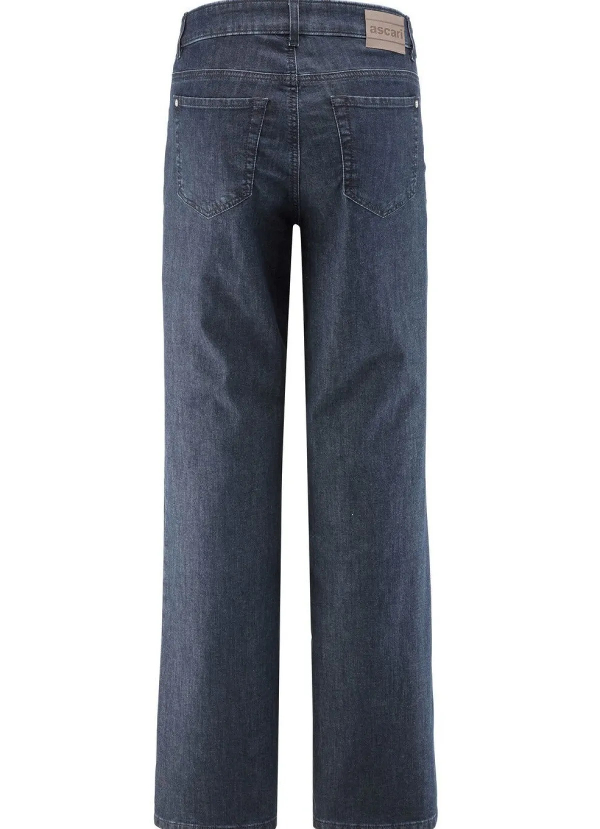 Outlet ASCARI Jeans mit modisch weiterem Beinverlauf DUNKELBLAU