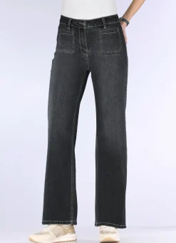 Clearance BADER Jeans mit modischen Vordertaschen SCHWARZ