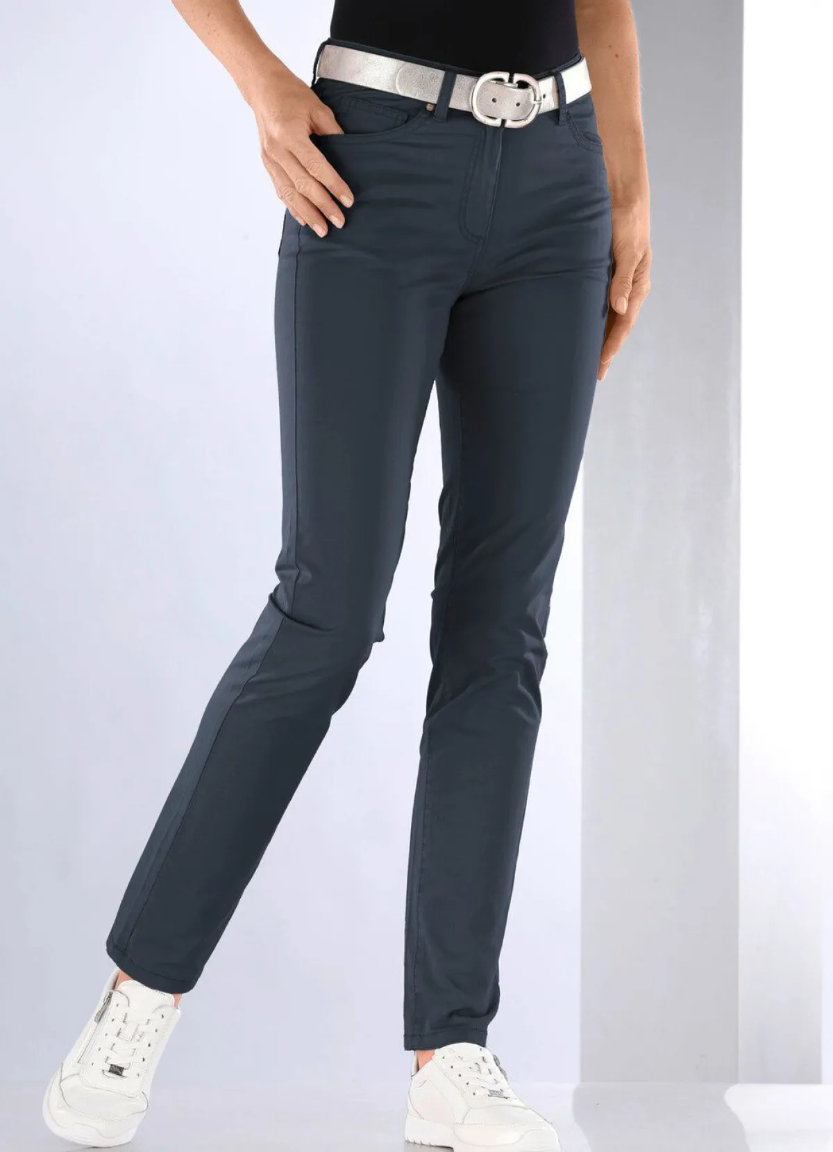 Sale BADER Jeans mit Push-up-Effekt MARINE
