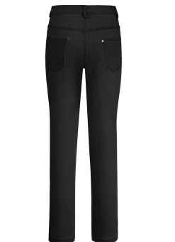 Hot BADER Jeans mit schöner Stickerei SCHWARZ
