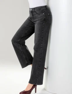 Outlet BADER Jeans mit Stern-Details schwarz