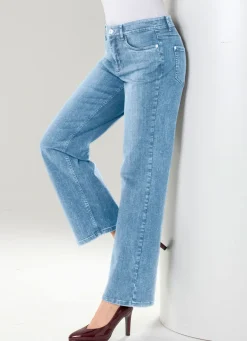 Sale BADER Jeans mit Stern-Details hellblau
