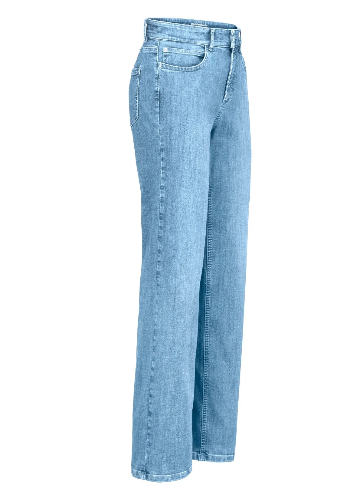 Sale BADER Jeans mit Stern-Details hellblau