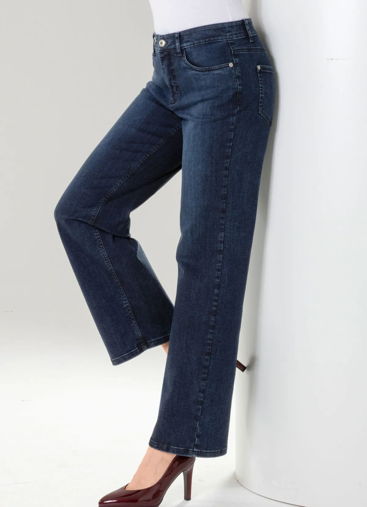 Sale BADER Jeans mit Stern-Details dunkelblau